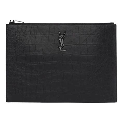 fake ysl clutch uk|YSL crocodile clutch.